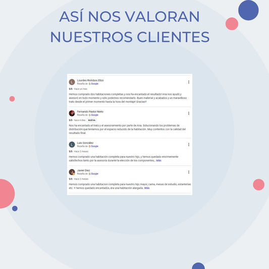 Así nos valoran nuestros clientes
