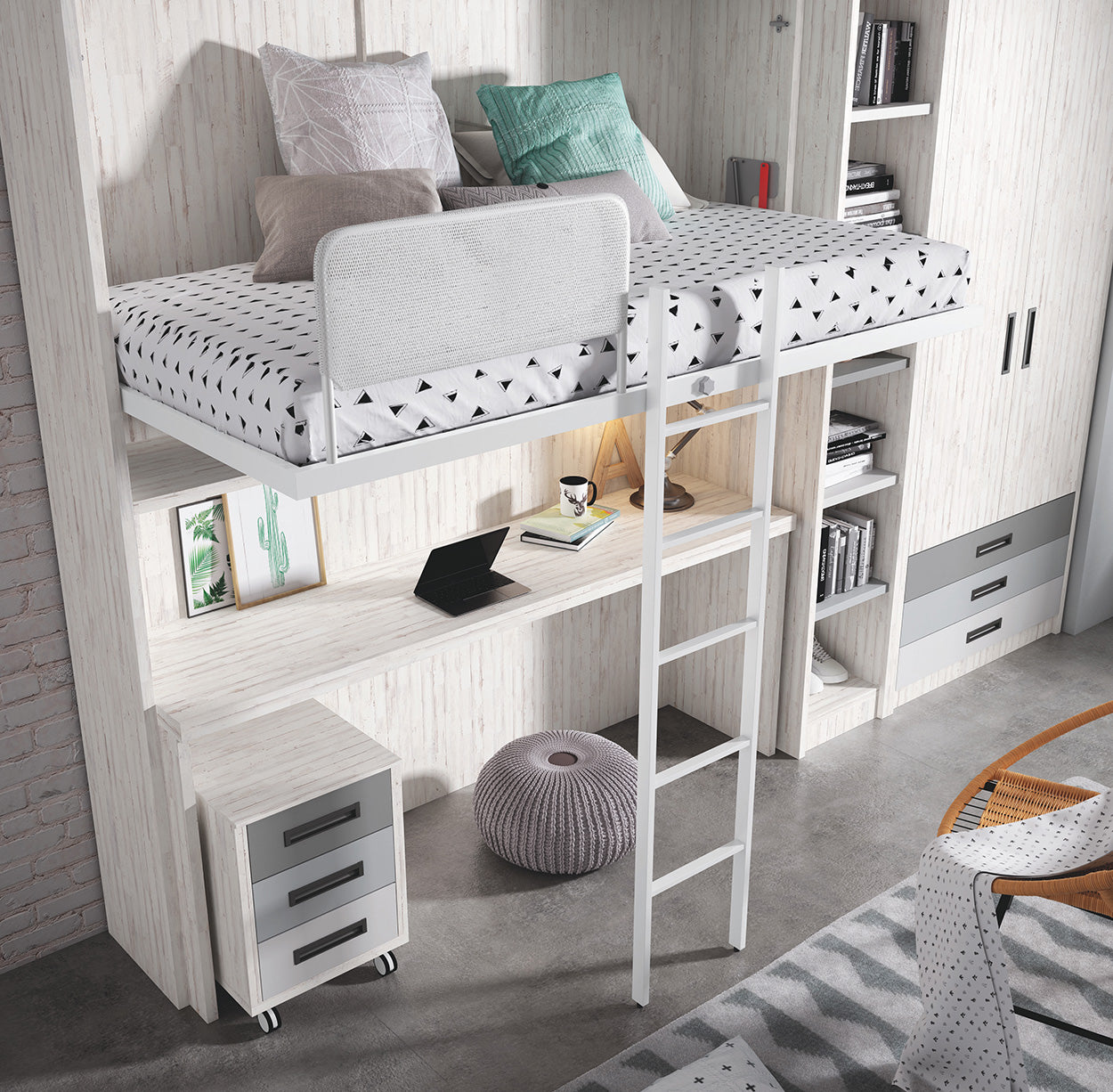 Cama Abatible Composición 13