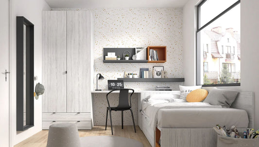 Cómo conseguir una habitación juvenil bonita, funcional y ordenada